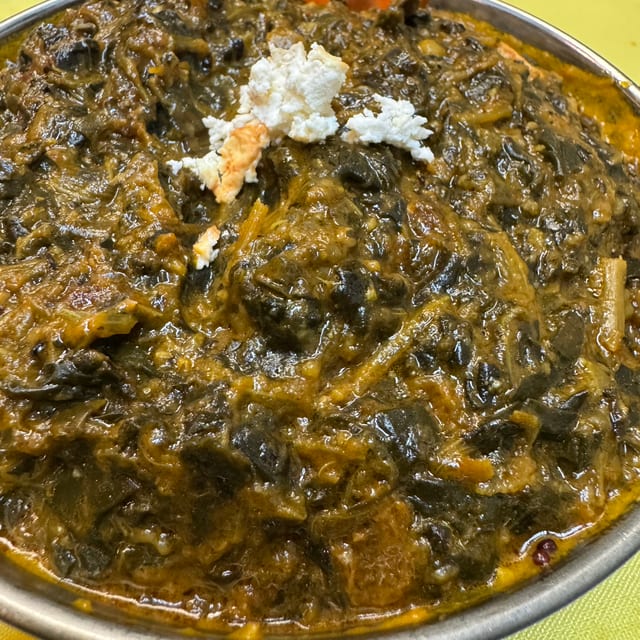 Saag Paneer.