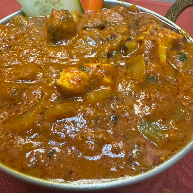 Kadhai Paneer.